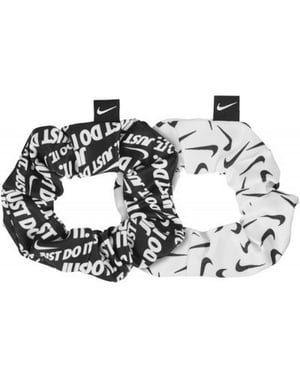 Nike 2.0 Haarbanden (set van 2) (Wit/zwart)