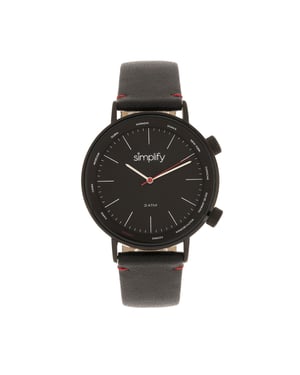 Vereenvoudig het 3300 horloge met leren band