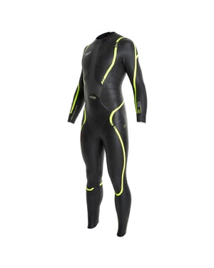 Speedo Triathlon Elite E16 Fullsuit Zwart/Geel Heren Wetsuit 8 10459A599