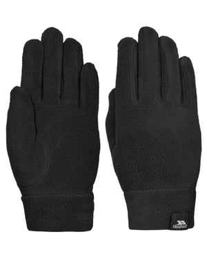 Trespass Dames/Dames Plummet II Fleece Handschoenen (Zwart)