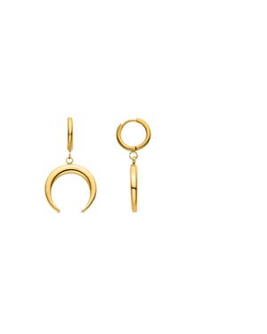 Luxenter oorbellen in 18K geel goud - Yinas