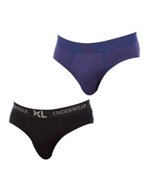 Pack-2 KLS2 herenslip van ademende stof