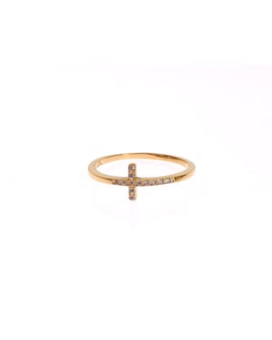 Nialaya damesring goud 925 zilver