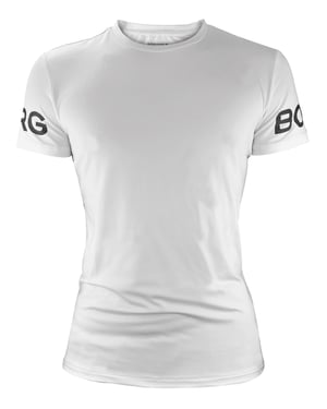 Björn Borg - Heren High Performance Korte Mouwen T-Shirt - Wit