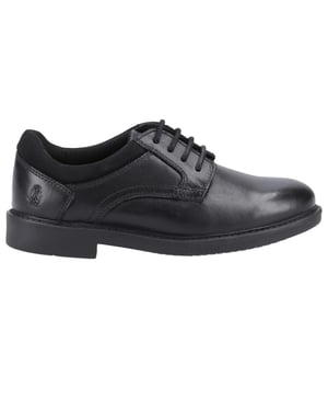 Hush Puppies Jongens Tommy Leren Schoolschoenen (Zwart)
