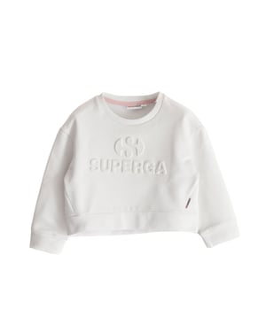 Superga Sweatshirt met kinderlogo (Wit)