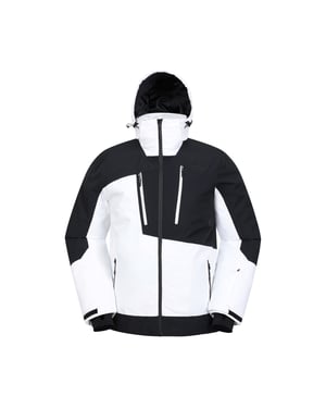 Mountain Warehouse Waterdichte Ski-jas Heren Supernova (Blauw/Uit Wit)