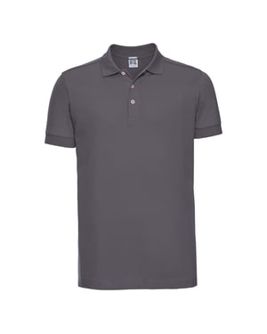 Russell Heren Rekken Korte Mouw Poloshirt (Konvooi Grijs)