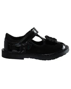 Kickers T-Bar Flutter kinderschoenen zwart