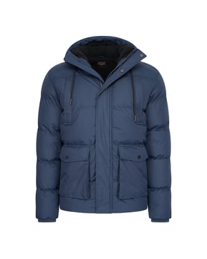 Cappuccino Italia Jas winter Moorland Blauw