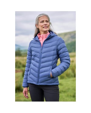 Mountain Warehouse Dames/dames Seizoenen Gewatteerd Jasje (Blauw)