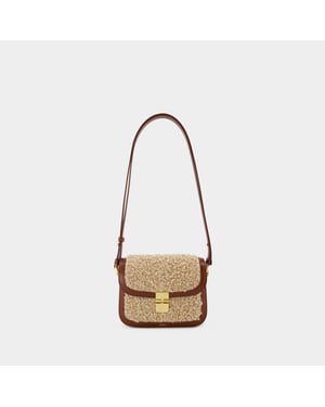 Grace Kleine Schoudertas - A.P.C. - Synthetisch - Hazelnoot