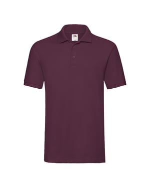 Fruit of the Loom Heren Premium Piqué Poloshirt (Bourgondië)