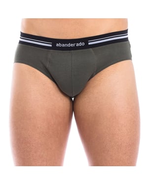 Slip van ademende stof, anatomische voorkant, model A077H voor mannen. Superieur comfort en pasvorm.