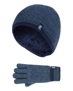 Heat Holders Kinderen Jongens Turn Over Hat Handschoenen Set - DN2P8