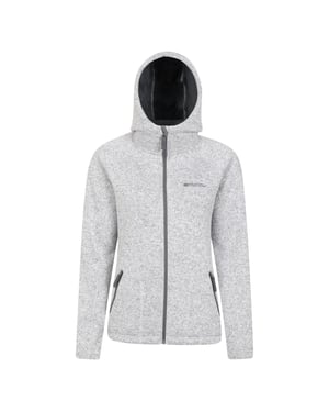 Mountain Warehouse Dames/Dames Nevis Bontgevoerde Full Zip Hoodie (Grijs)