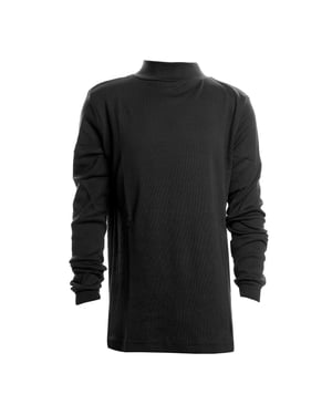 Unisex LPG700 t-shirt met lange mouwen en halve hals voor jongens en meisjes