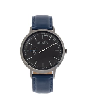 Vereenvoudig het 6500 horloge met leren band