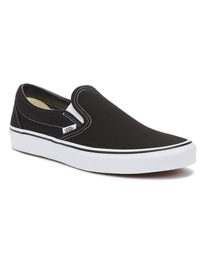 Vans Classic Slip on Zwart Canvas Sportschoenen