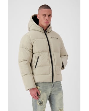 Black Bananas Block Puffer Jas,