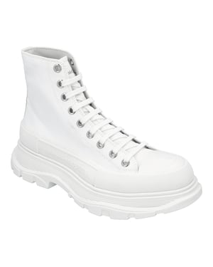 Alexander McQueen Tread Slick Boot in Wit