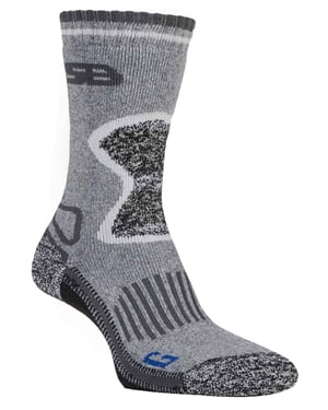 Set van 2 wandelsokken van Blueguard duurzame wol voor dames - SBGLS003ECR
