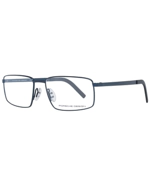 Porsche Design Blauwe Rechthoekige Bril voor Mannen