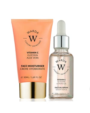 Skin Glow Boost Vitamine C Moisturiser 50m + Vitamine C Glow Boost Olie-Serum 30ml