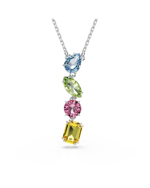 Swarovski 'Gema' Dames Necklace van Basismetalen - Zilver 5692421