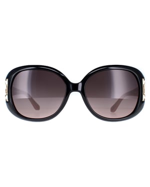 Salvatore Ferragamo SF668 001 zwart taupe bruin gradiÃ«nt zonnebril
