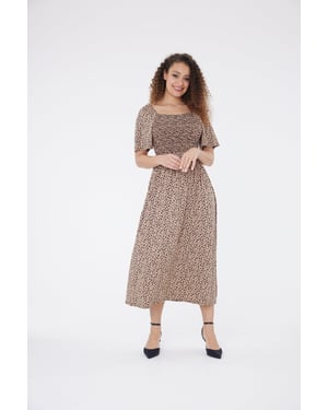 Kira Stippenprint Jurk