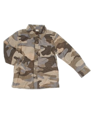 Camouflage shirt lange mouw 486055 jongen
