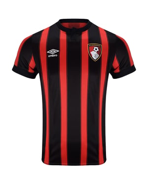 Umbro Kinder/Kids 23/24 AFC Bournemouth thuistrui (Zwart/Rood)