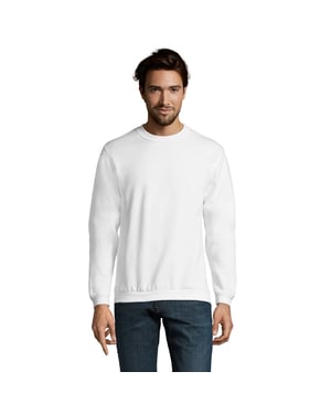 SOLS Heren Spider Ronde Hals Sweatshirt (Wit)