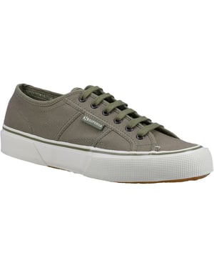 Superga 2490 Bold Cotton Heren Groen Safari Sportschoenen