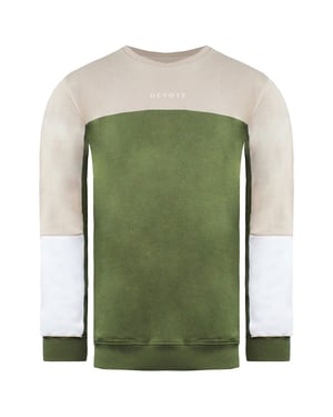 Devote Londen Heren Olijf Nude Sweater