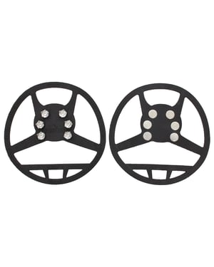Trespass Gripz Non Slip Traction Aid Ice Grippers (Zwart)
