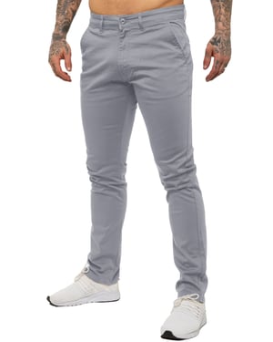 Enzo Heren Slim Fit Stretch Chino