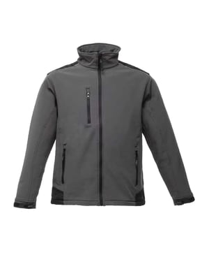 Regatta Heren Zandstorm Werkkleding Softshell Jasje (Afdichting Grijs/Zwart)