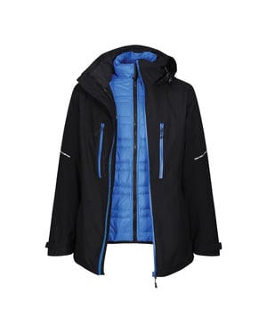 Regatta Heren X-Pro Evader III Jas (Zwart/Oxford Blauw)