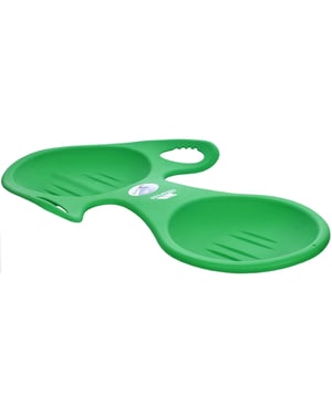 Trespass Kinderen Twintub 2-persoons sleeën (Groen)
