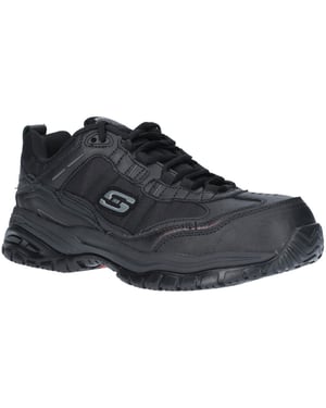 Skechers Heren Soft Stride Relaxed Fit Veterschoenen met Veiligheidsfunctie