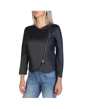 Armani Jeans Dames Blouson Jacket Slim Fit Volledige Mouwen Blauw