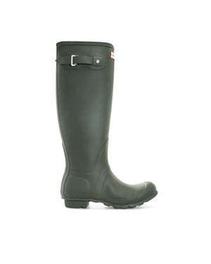Hunter Original hoge regenlaarzen voor dames, olijfgroen