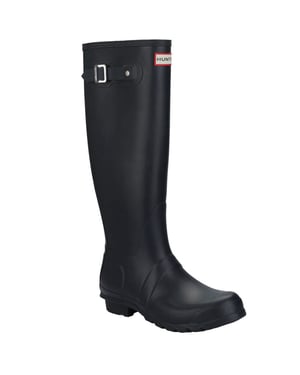 Dames Hunter Original Tall Wellington Boots in Navy