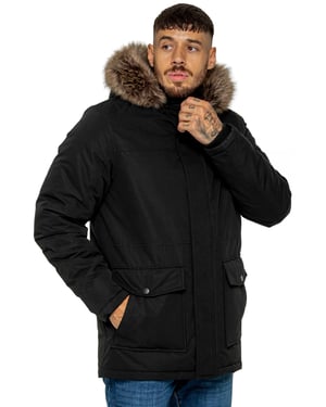 Kruze | Heren Gewatteerde Parka Jas