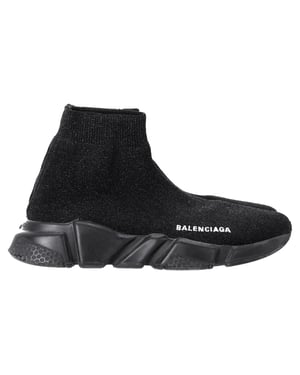 Balenciaga Speed Trainer Schoenen in Zwarte Polyester