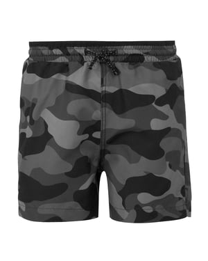 Regatta Skander III Camouflage Zwemshort Kinderen/Kinderen (Grijs/Zwart)