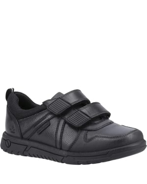 SPENCER Jongens Leren Schoolschoenen Zwart
