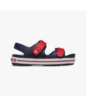 Crocs Crocband Play Thermoplastische Navy/Varsity Rode Sandalen